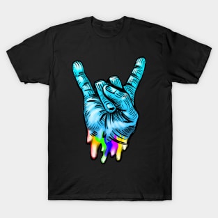 Devil Horn Rocker Hand T-Shirt